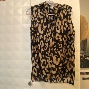 HAndM leopard blouse